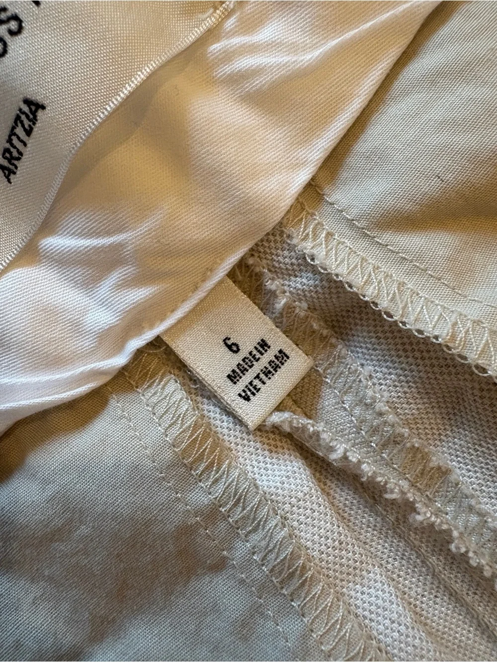 Aritzia Effortless Linen Blend Beige Pants